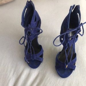 Blue Steve Madden heels